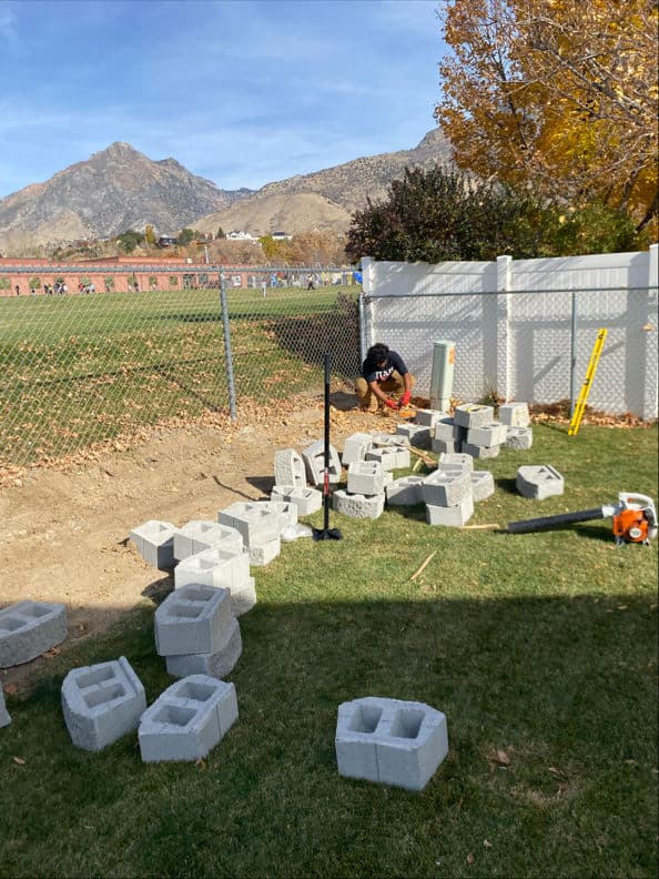 Project Solid and Straight Retaining Wall Completed image